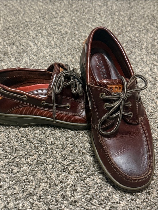 Sperry Other - Men's Casual Leather Boat Shoes in Dark Brown